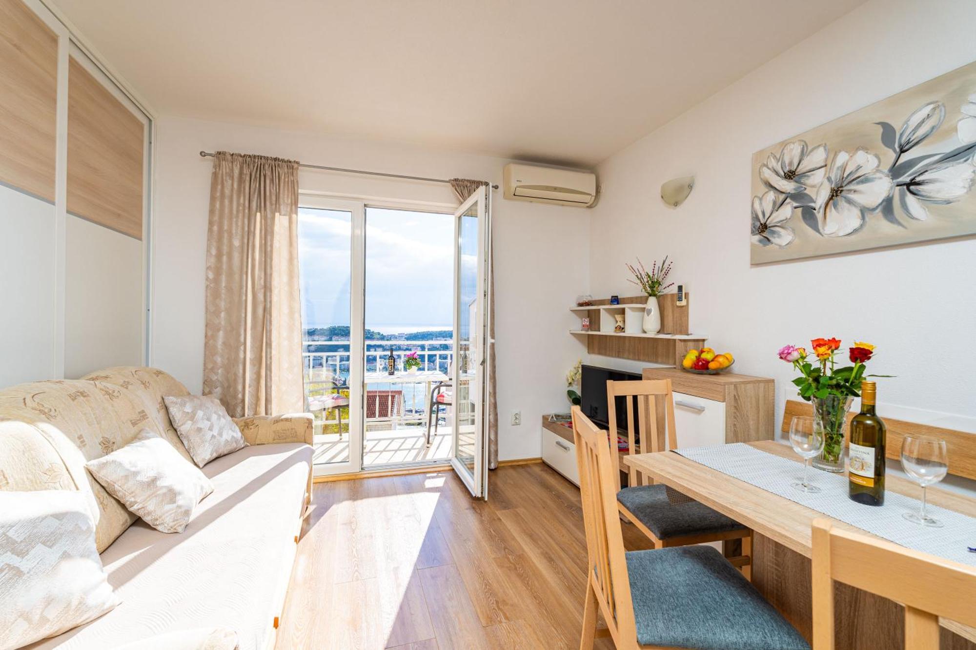Sea View Apartment Nuncijata Dubrovnik Bagian luar foto